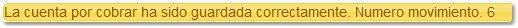 CuentaPorCobrarExitosa