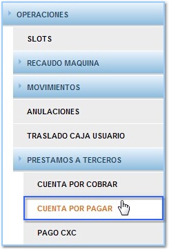 CuentaPorPagar