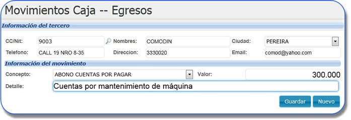 PantallaEgresos