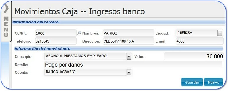 PantallaIngresosBanco