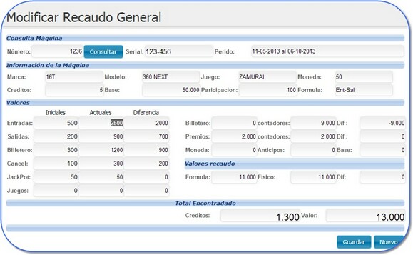 PantallaModificarRecaudo