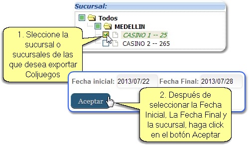 SelectSucursalCSV
