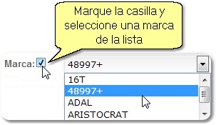 SelectMarcaInventario